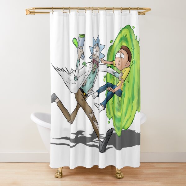 get in the portal Shower Curtain