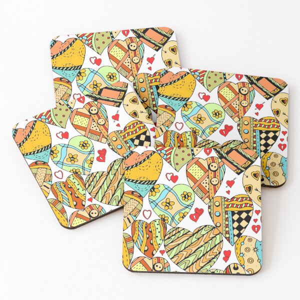 Item preview, Heart Patterns In Abstract Designs designed and sold by ecdato.