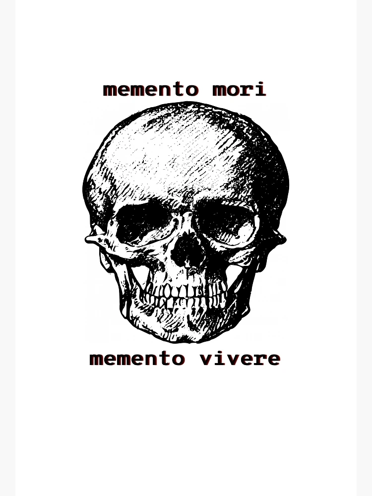 Memento Mori, Memento Vivere Art Board Print for Sale by Antrhopoid  Emporium