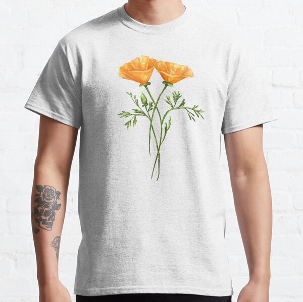 California Poppy Wildflowers Classic T-Shirt