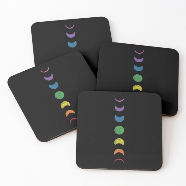 Item preview, Colorful Moon Phases | Rainbow | Yoga | Meditation | Om designed and sold by Sadhana Design Studio.