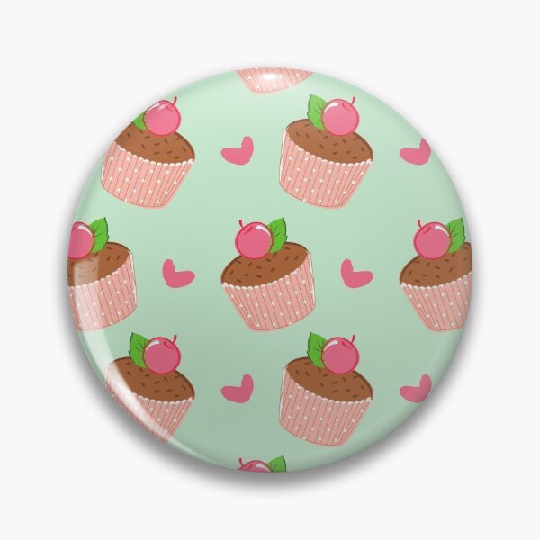 Item preview, Cupcake with Cherry Vintage look designed and sold by ecdato.