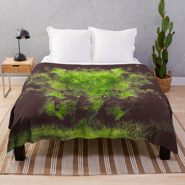 Item preview, Watercolor green plant emotions of summer tree designed and sold by linhkaphung.