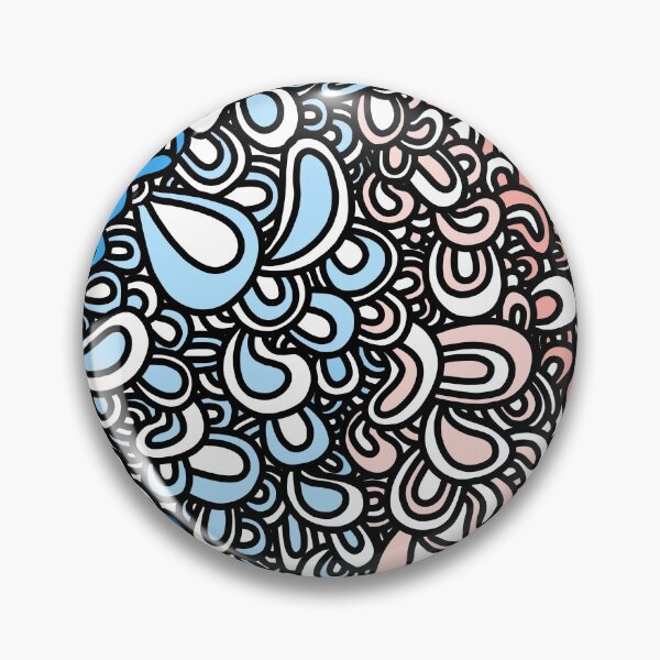 Item preview, Blue and Orange Bubble Doodle designed and sold by karlaface.