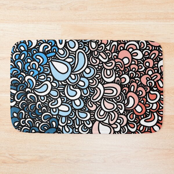 Item preview, Blue and Orange Bubble Doodle designed and sold by karlaface.