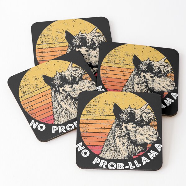 Item preview, Alpaca Llama Retro product | No Prob-Llama Funny Tee designed and sold by Lisbob.