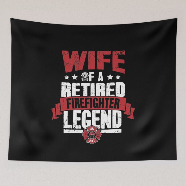 Item preview, Wife Of A Retired Firefighter Legend designed and sold by Captain Mood.