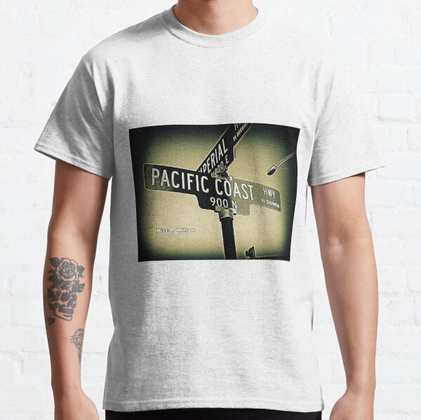 Pacific Coast Highway, El Segundo, California by Mistah Wilson Classic T-Shirt