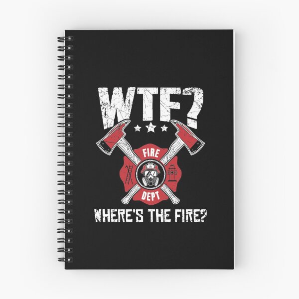 Item preview, WTF Where's The Fire Firefighter designed and sold by Captain Mood.