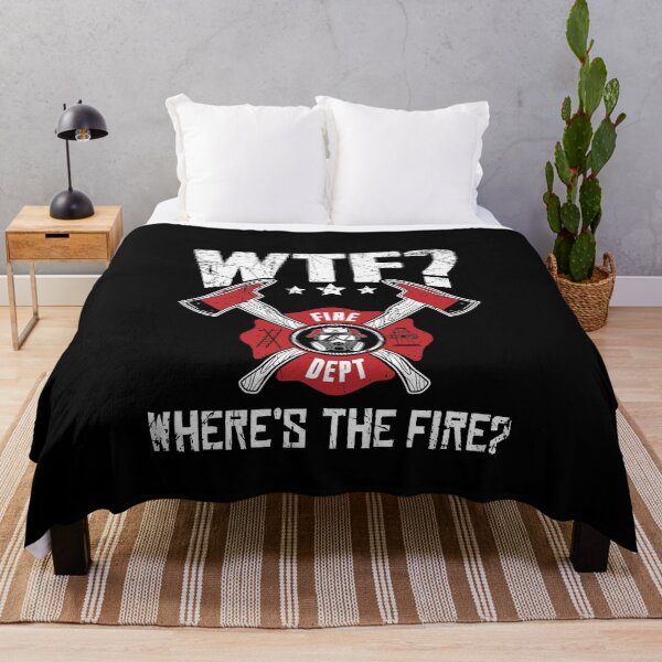Item preview, WTF Where's The Fire Firefighter designed and sold by Captain Mood.