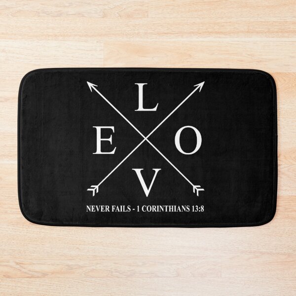 Item preview, Love Never Fails 1 Corinthians 13:8 designed and sold by KA DESIGNS.