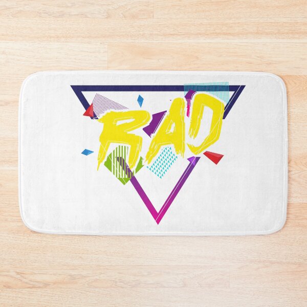 Item preview, 80's Rad Throwback Tee, 80s print, Retro Vintage Tee designed and sold by Lisbob.