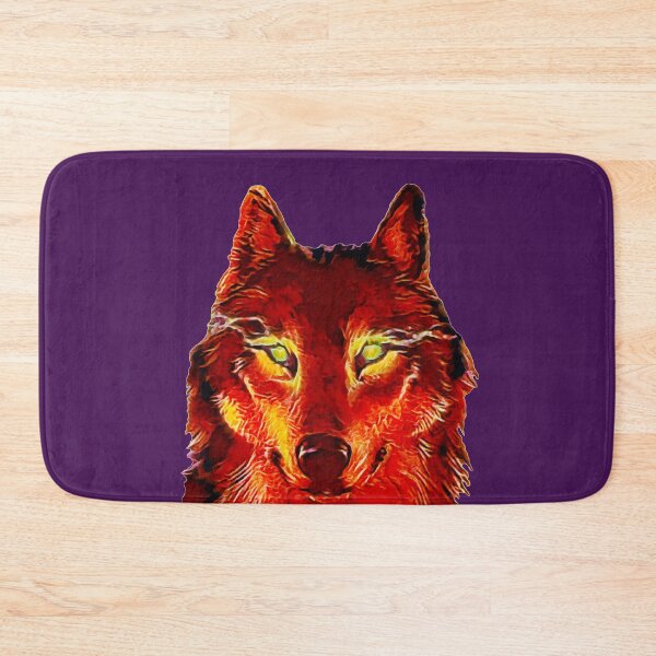 Item preview, Wolf with green shining eyes designed and sold by helenkaiy.