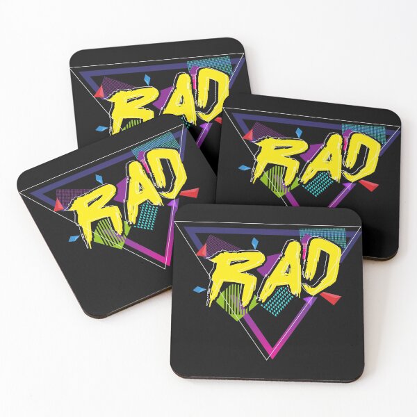 Item preview, 80's Rad Throwback Tee, 80s print, Retro Vintage Tee designed and sold by Lisbob.