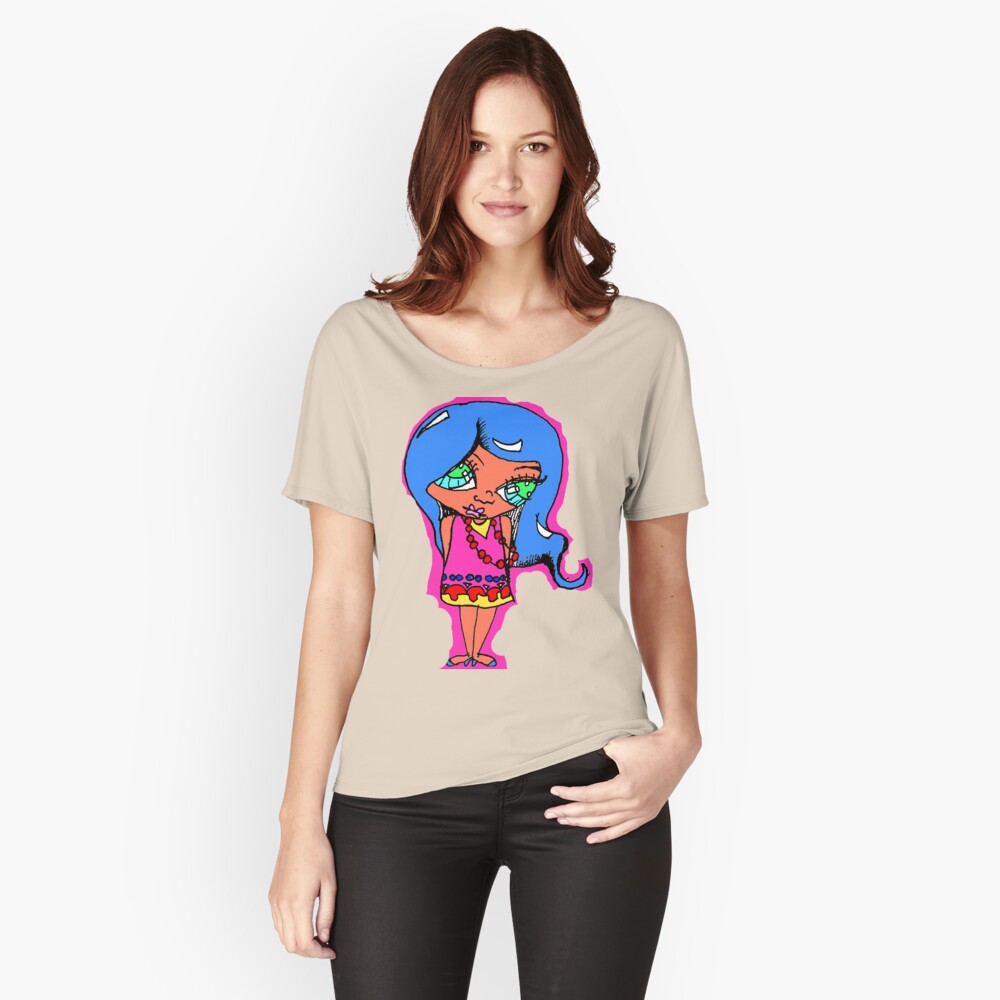 Item preview, Relaxed Fit T-Shirt designed and sold by PoshCatDesigns.