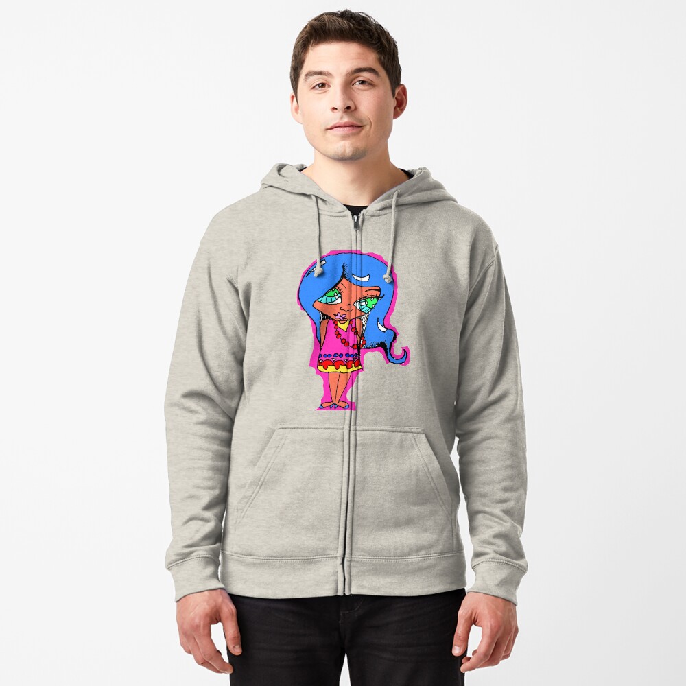 Item preview, Zipped Hoodie designed and sold by PoshCatDesigns.