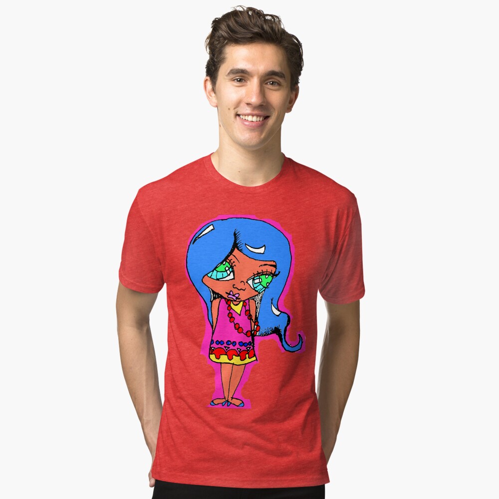 Item preview, Tri-blend T-Shirt designed and sold by PoshCatDesigns.