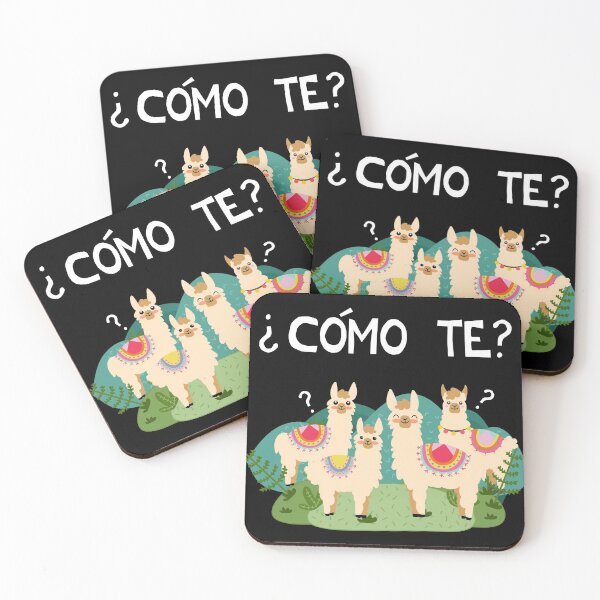 Item preview, Funny Spanish Tee, Como Te Llama, Llama print designed and sold by Lisbob.