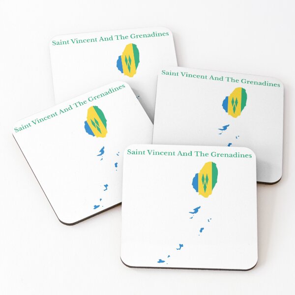 Item preview, Saint Vincent and the Grenadines Map Flag designed and sold by marosharaf.