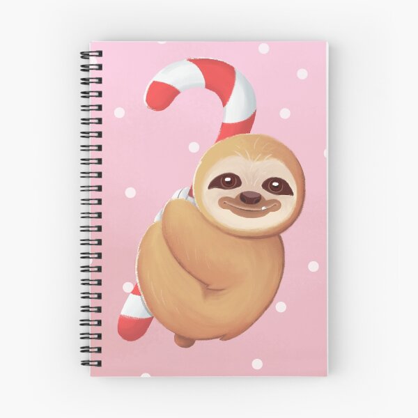 Item preview, Christmas Candy Cane Baby Sloth designed and sold by jesga.