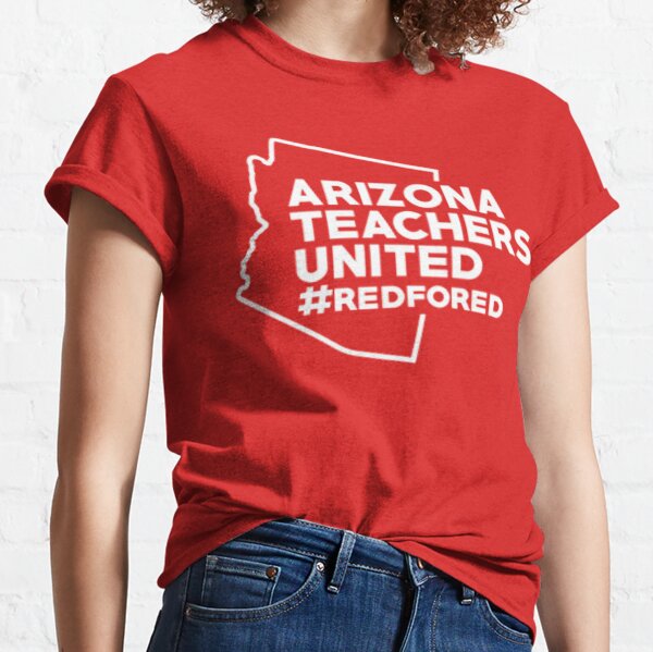 red teacher shirts