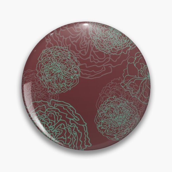 Item preview, RED pastel floral pattern designed and sold by ItezaPatterns.