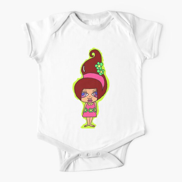 Rosaline Burgundy Short Sleeve Baby One-Piece