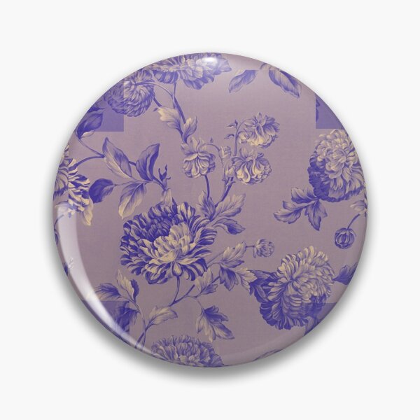 Item preview, Royal Blue cream Floral Fabric Pattern designed and sold by ItezaPatterns.