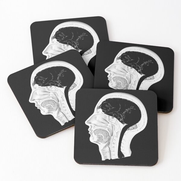 Item preview, Cat in brain BW designed and sold by DrTigrou.