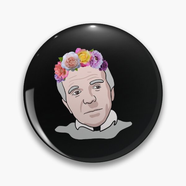 Item preview, Gilles Deleuze - Philosophy Portrait With Flower Crown designed and sold by isstgeschichte.
