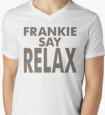 FRANKIE SAY RELAX Men's V-Neck T-Shirt