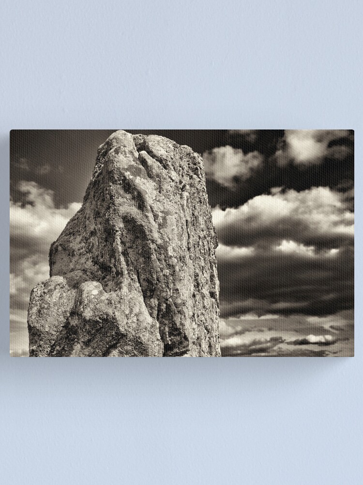 Alternate view of Spirit Megalith, Carnac 2012 Canvas Print