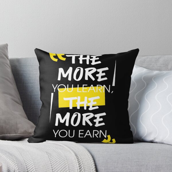 Item preview, THE MORE YOU LEARN designed and sold by danyc88.