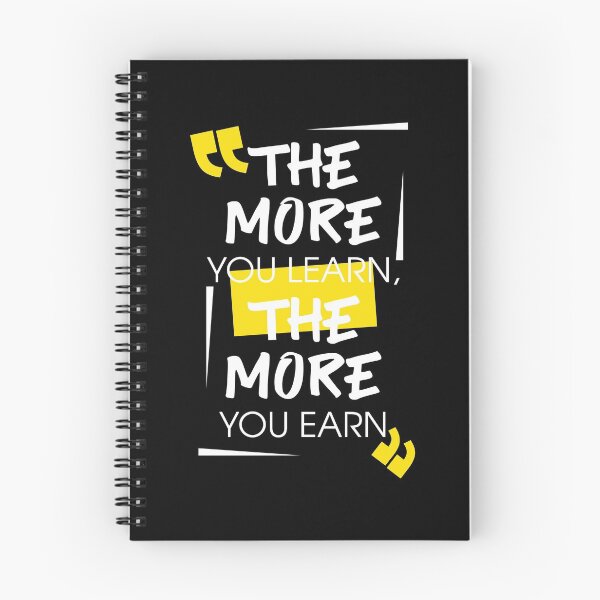 Item preview, THE MORE YOU LEARN designed and sold by danyc88.