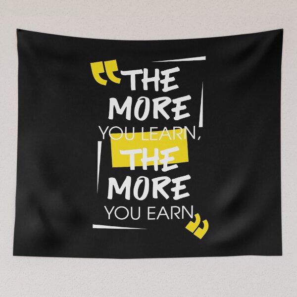 Item preview, THE MORE YOU LEARN designed and sold by danyc88.