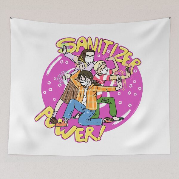 Item preview, Sanitizer Floral Power designed and sold by zzzzkid.