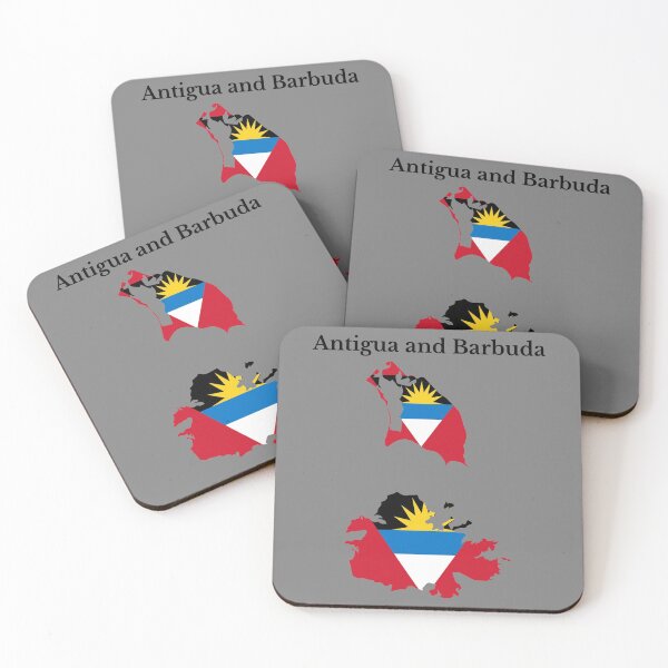 Item preview, Antigua and Barbuda Map Flag designed and sold by marosharaf.