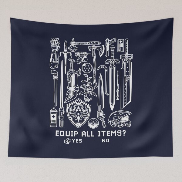 Item preview, Equip All Items designed and sold by glitchy-gorilla.