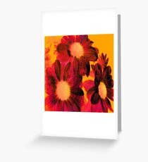Vintage Flowers Greeting Card