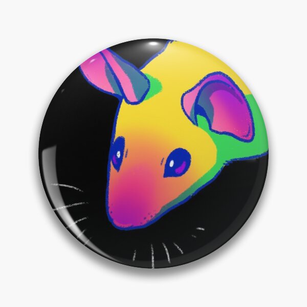 Item preview, Fancy Mouse in Artistic Neon designed and sold by PancakePlatypus.