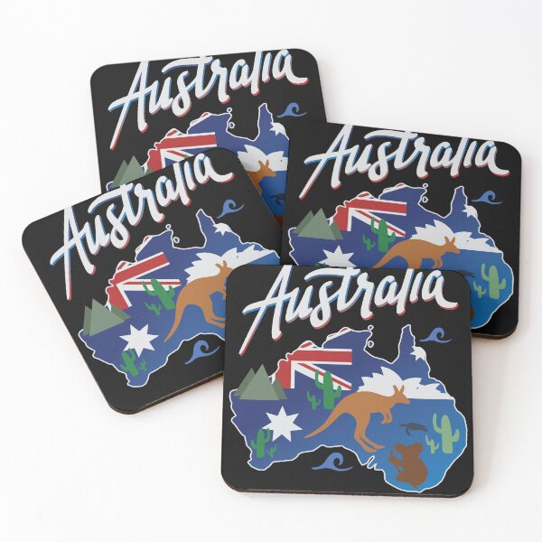 Item preview, Travel Australia Fun Aussie Map Gift Design Idea  design designed and sold by Lisbob.