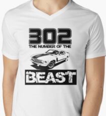 302 - The Number of the Beast Men's V-Neck T-Shirt