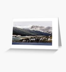 Fearnan and Glen Lyon across Loch Tay Greeting Card