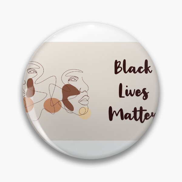 Item preview, Continuous line Black skin man with the text "Black Lives Matter".  illustration. Simple hand drawn illustration. designed and sold by Momixzaaa.