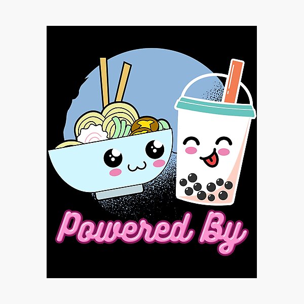 Item preview, Ramen Bubble Tea Fun Gift Design Idea Noodles  design designed and sold by Lisbob.