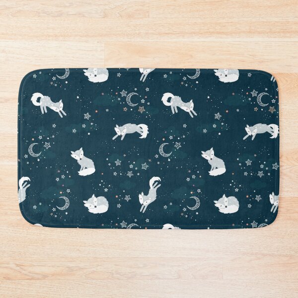 Item preview, Cute arctic foxes at night designed and sold by talva_&_pen.