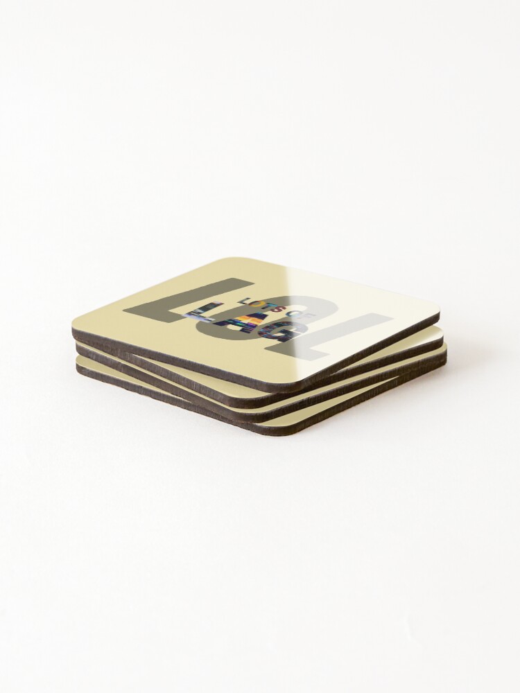 Thumbnail 4 of 5, Coasters (Set of 4), LOL designed and sold by InputVSOutput.