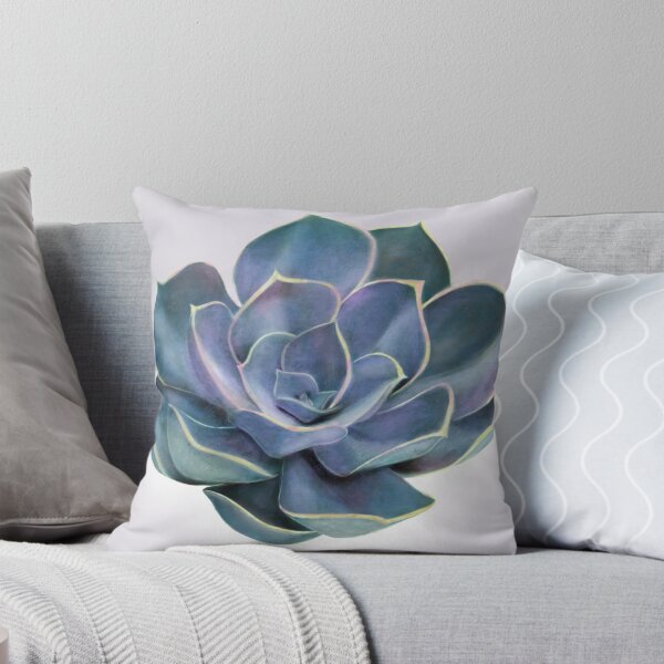 Item preview, Watercolor Echeveria Succulent designed and sold by Bloomandflo.