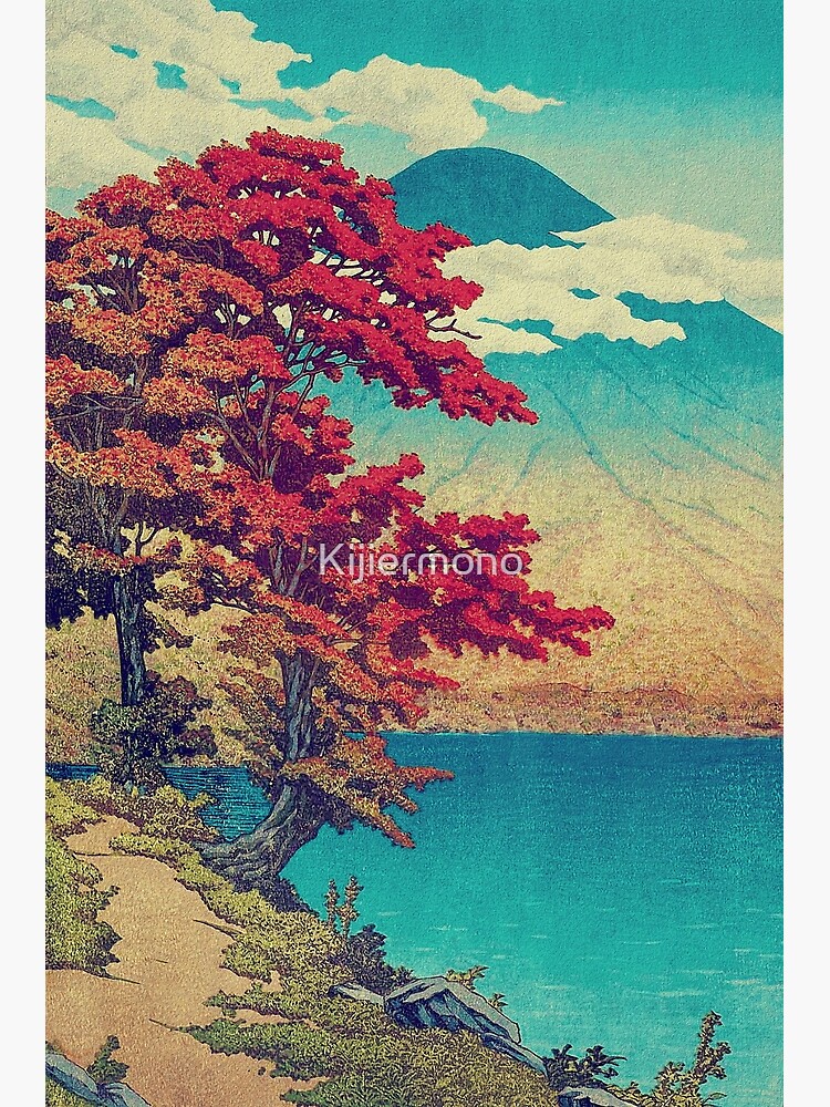 Thumbnail 2 of 2, Greeting Card, The New Year in Hisseii (Inverted) - Nature Landscape designed and sold by Kijiermono.