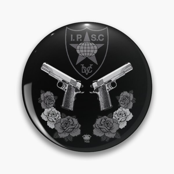 Item preview, 1911, roses and IPSC designed and sold by yourgunsstyle.